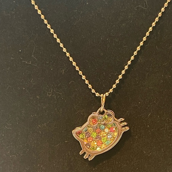 Hello Kitty 18k gold plated Necklace (Brand New) 16” 🩶🩶 - Picture 2 of 6